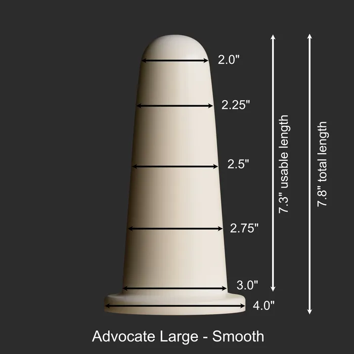 Advocate Smooth Large Extra Soft Blue Drip Ready to Ship ThemFriends Vibrators