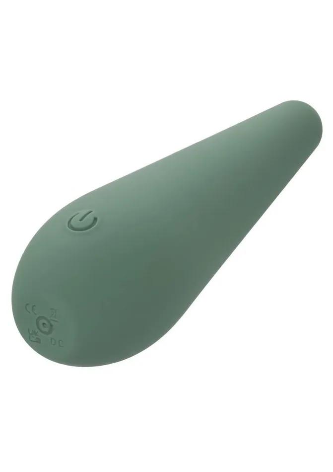 Mod Chic Rechargeable Silicone Vibrator Green Cal Exotics Female Sex Toys