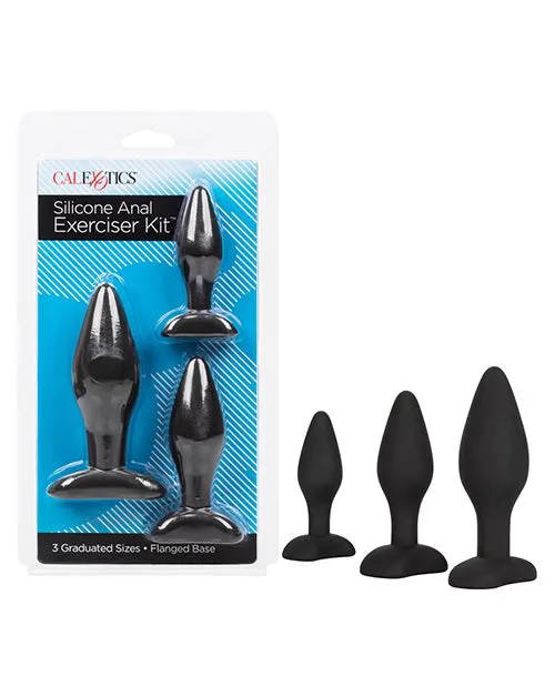 Anal Cal Exotics Silicone Anal Exerciser Kit Black