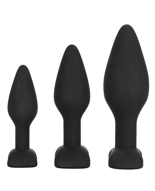 Anal Cal Exotics Silicone Anal Exerciser Kit Black