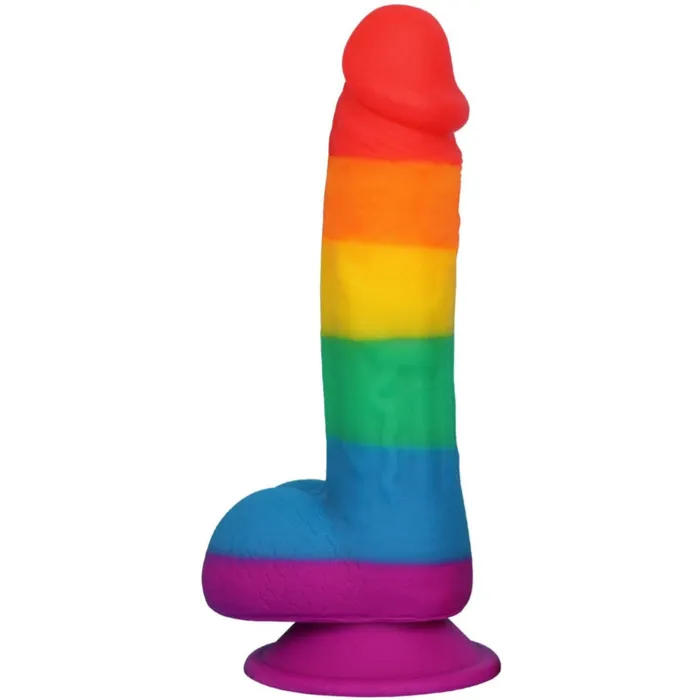 Lusty Age Dildos Rainbow Soft Big Realistic Silicone Dildo