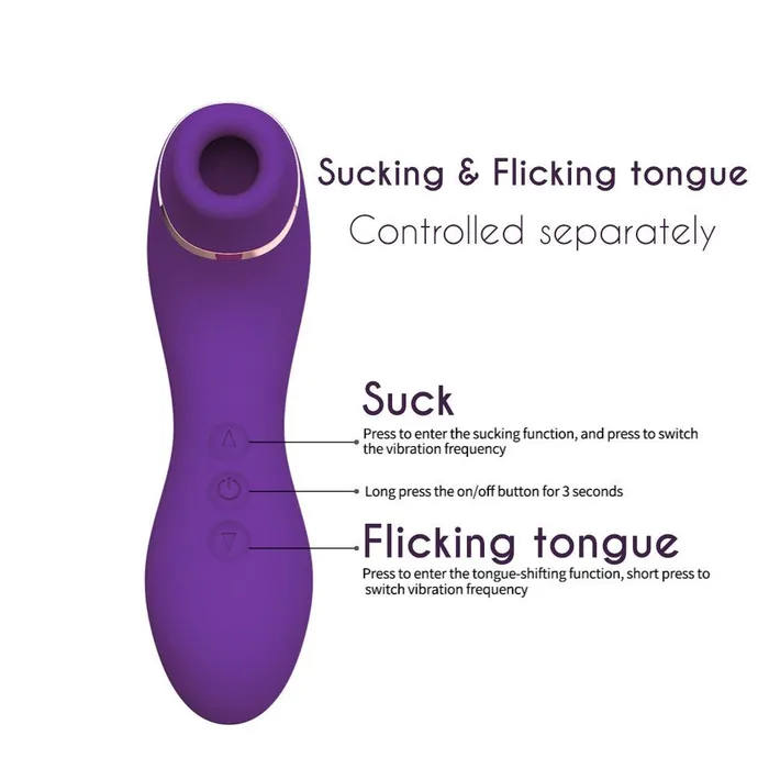 Female Sex Toys FRISKY BUSINESS SG Rachel Suction Fast Flicking Tongue