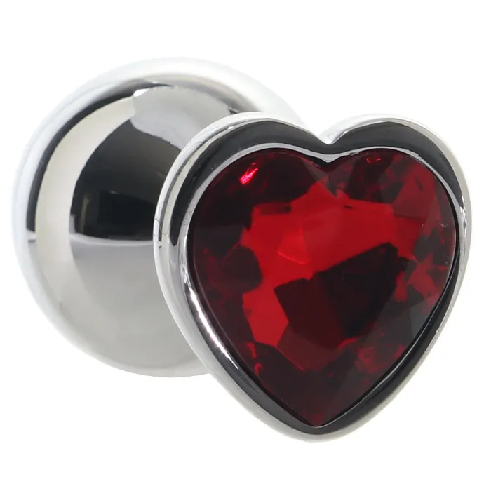 Anal Jewel Large Ruby Heart Plug CalExotics