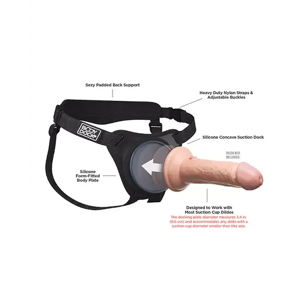 Body Dock Body Dock Elite Silicone StrapOn Harness Female Sex Toys