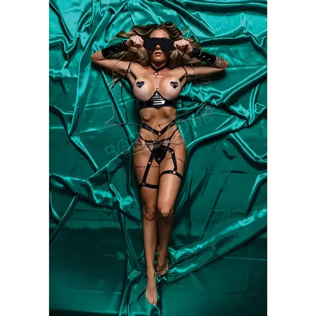 Couples Role Play Bondage Baddie 7 Piece Lingerie Set BodyZone Apparel Couples Role Play Bondage Baddie 7 Piece Lingerie Set BodyZone Apparel