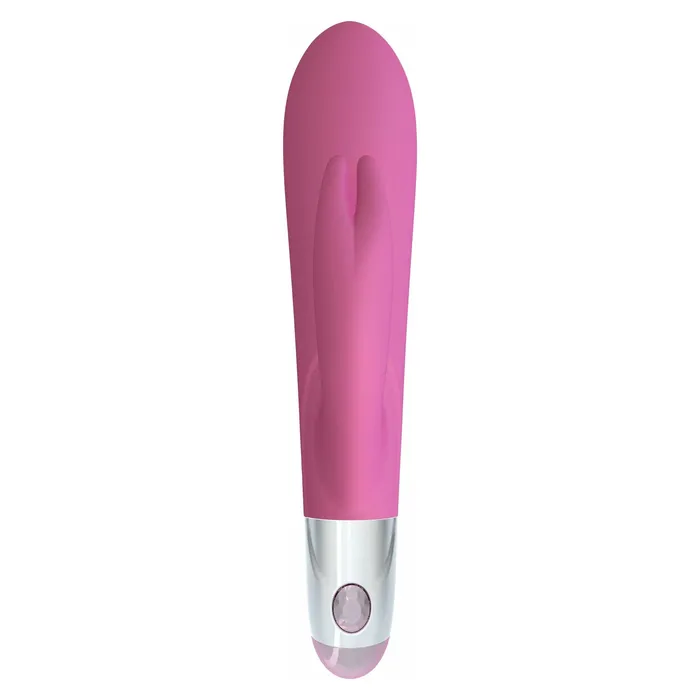 Mae B Lovely Vibes Rabbit Shaped Soft Touch Twin Vibrator Vibrator Pink Mae B Vibrators