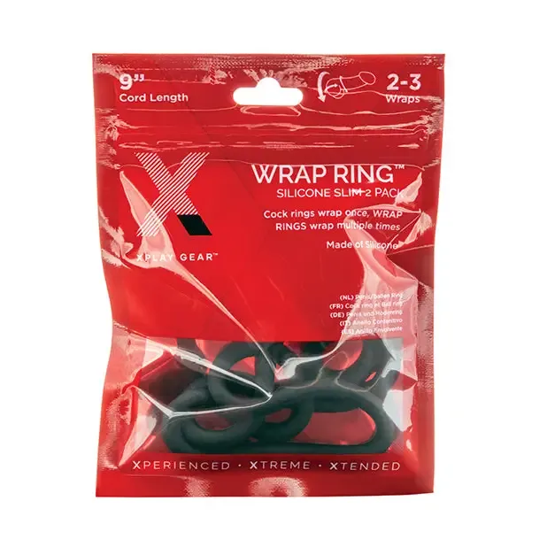 Perfect Fit Brand Male Sex Toys Xplay Silicone Slim Wrap Ring