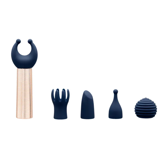 Pillow Talk Female Sex Toys Pillow Talk Secrets Desires 6Piece Mini Massager Set Navy