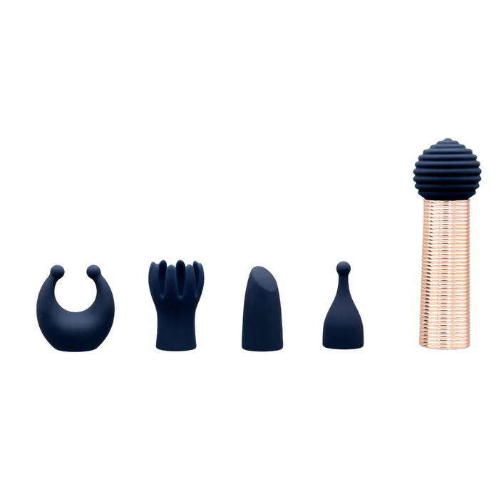 Pillow Talk Female Sex Toys Pillow Talk Secrets Desires 6Piece Mini Massager Set Navy
