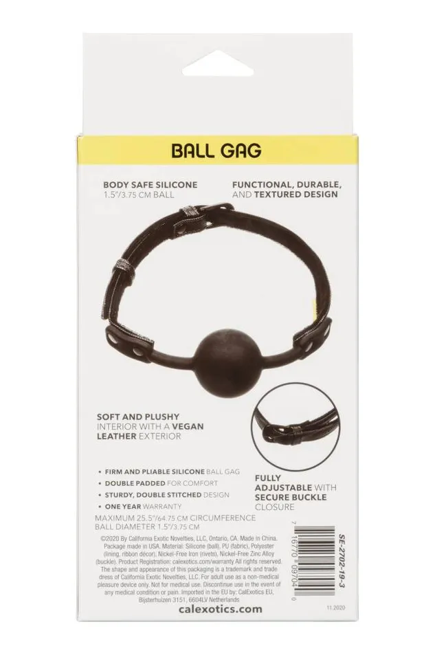 Cal Exotics Boundless Ball Gag Black Cal Exotics Anal