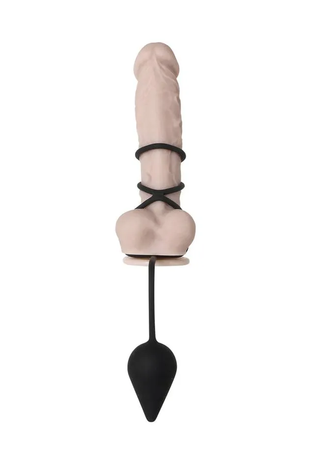 Male Sex Toys Adam Eve Adam Eve Cock Ball Anal Teaser Black