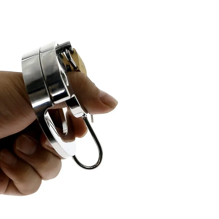 Oxyshop Male Sex Toys Chastity Training ring Flat Locking Double Cock ring