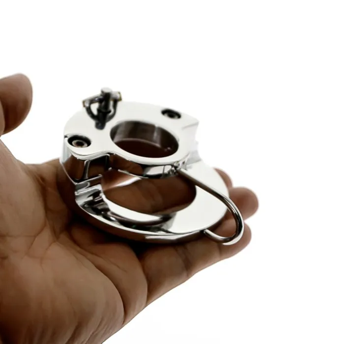 Oxyshop Male Sex Toys Chastity Training ring Flat Locking Double Cock ring