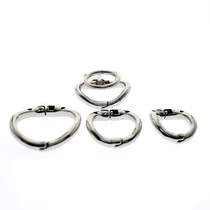 Oxyshop Male Sex Toys Chastity Training ring Flat Locking Double Cock ring