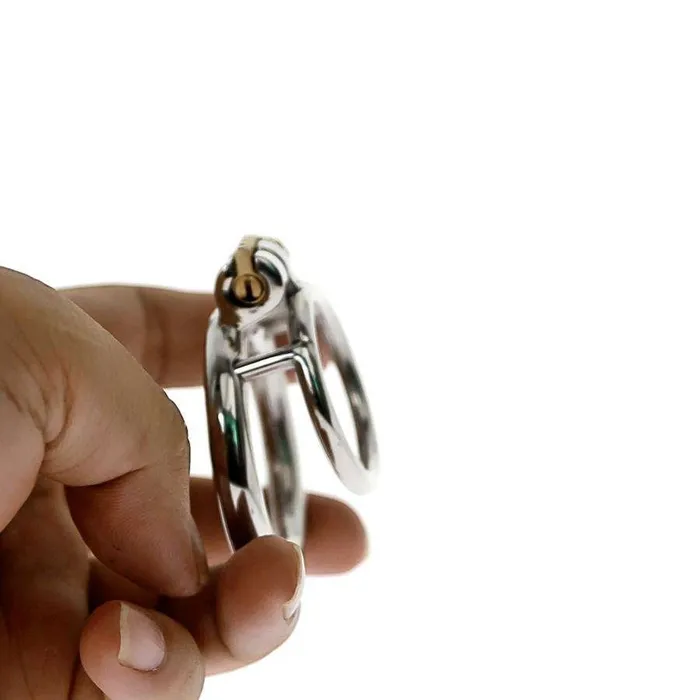 Oxyshop Male Sex Toys Chastity Training ring Flat Locking Double Cock ring