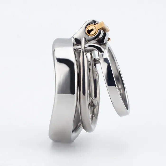 Oxyshop Male Sex Toys Chastity Training ring Flat Locking Double Cock ring