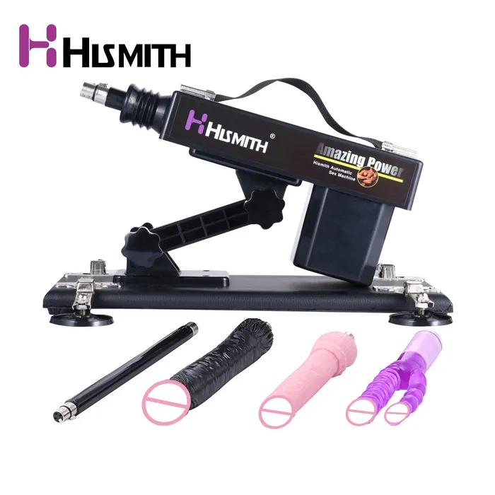LAZADASEXTOYS HISMITH Sex Machine for Women Retractable Machine Gun Pumping Sex Gun Adjustable Speed Love Machines for Women Sex Products Female Sex Toys LAZADASEXTOYS HISMITH Sex Machine for Women Retractable Machine Gun Pumping Sex Gun Adjustable Speed Love Machines for Women Sex Products Female Sex Toys