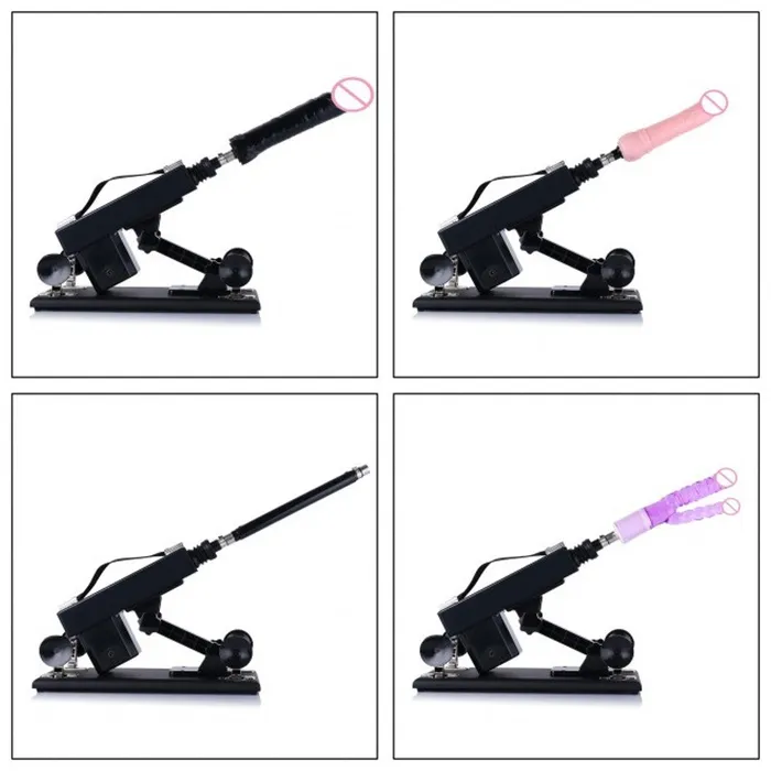 LAZADASEXTOYS HISMITH Sex Machine for Women Retractable Machine Gun Pumping Sex Gun Adjustable Speed Love Machines for Women Sex Products Female Sex Toys