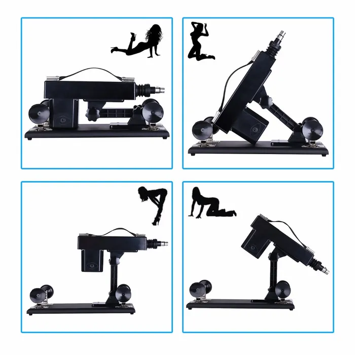 LAZADASEXTOYS HISMITH Sex Machine for Women Retractable Machine Gun Pumping Sex Gun Adjustable Speed Love Machines for Women Sex Products Female Sex Toys