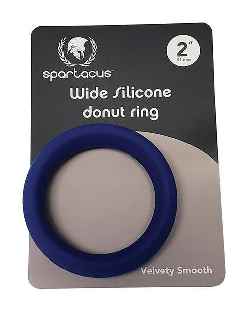 Anal Spartacus Spartacus 2 Wide Silicone Donut Ring Blue
