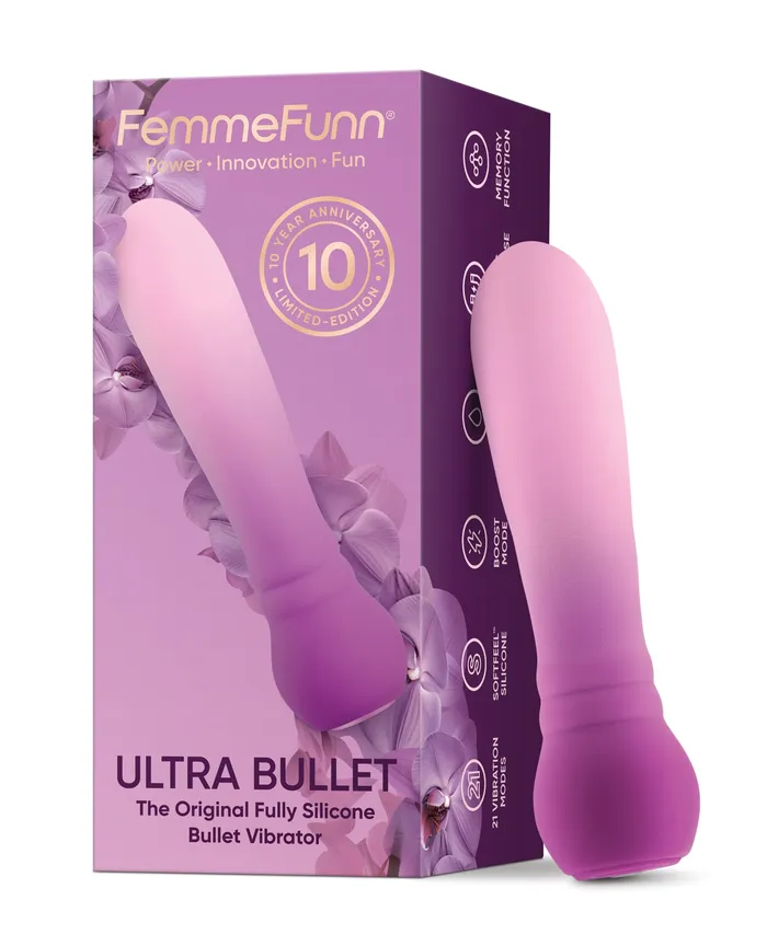 Female Sex Toys Vvole Femme Finn Anniversary Ultra Bullet Massager Orchid