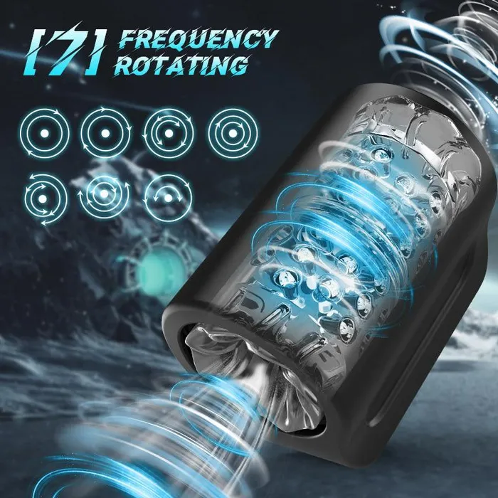 Male Sex Toys propinkup Aaron Handhold 7 Rotating Modes Male Masturbator Pennis Training
