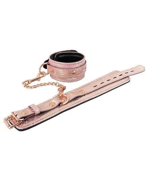 Spartacus Wrist Restraints Wleather Lining Pink Snakeskin Micro Fiber Spartacus Restraints Spartacus Wrist Restraints Wleather Lining Pink Snakeskin Micro Fiber Spartacus Restraints