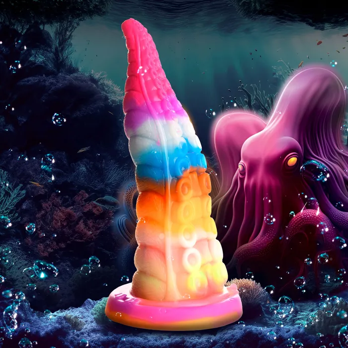 Dildos Luminoctopus GlowintheDark Tentacle Dildo Creature Cocks