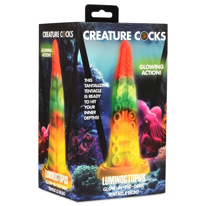Dildos Luminoctopus GlowintheDark Tentacle Dildo Creature Cocks