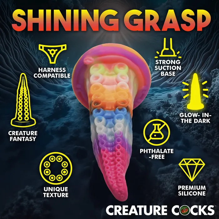 Dildos Luminoctopus GlowintheDark Tentacle Dildo Creature Cocks