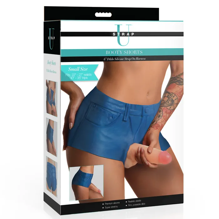 Female Sex Toys Booty Shorts 6 Dildo Silicone Strap On Harness Small Strap U