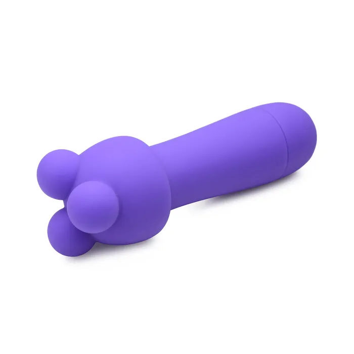 Rocket 10X Silicone Rechargeable Mini Wand w 2 Attachments Gossip Female Sex Toys