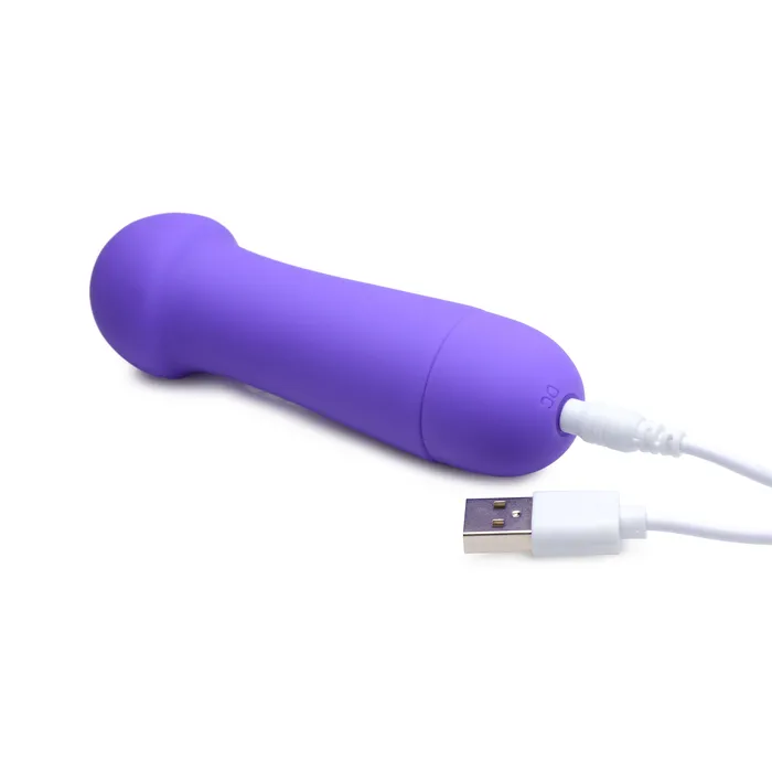 Rocket 10X Silicone Rechargeable Mini Wand w 2 Attachments Gossip Female Sex Toys