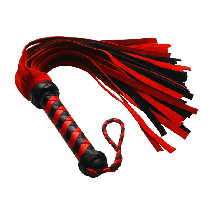 Vibrators Short Suede Flogger Strict Leather