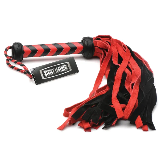 Vibrators Short Suede Flogger Strict Leather