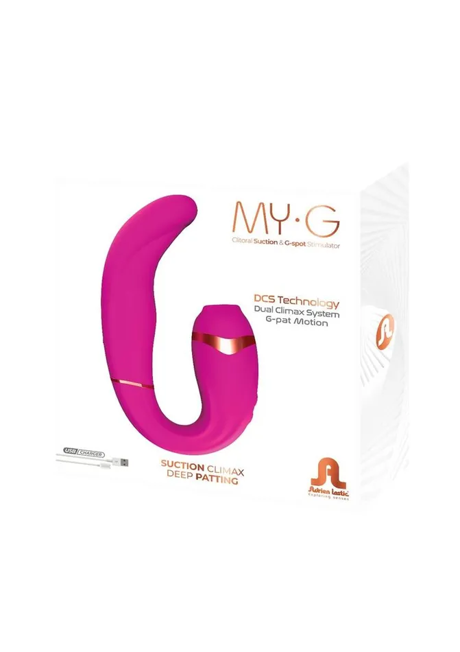 Adrien Lastic My G Rechargeable Silicone Double Stimulation Vibrator Female Sex Toys Adrien Lastic My G Rechargeable Silicone Double Stimulation Vibrator Female Sex Toys