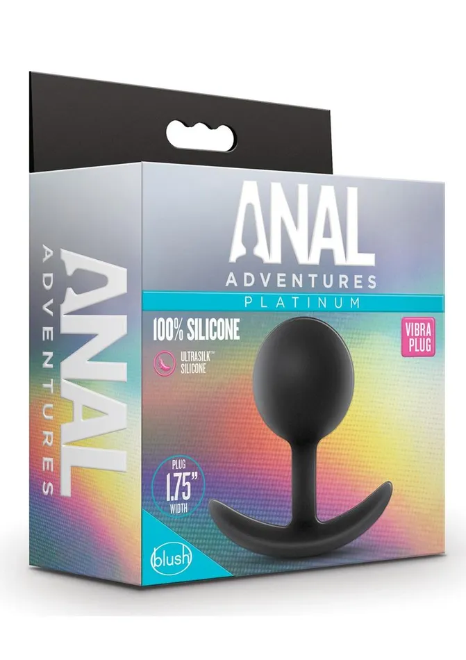 Anal Adventures Anal Anal Adventure Platinum Silicone Vibra Plug Anal Adventures Anal Anal Adventure Platinum Silicone Vibra Plug