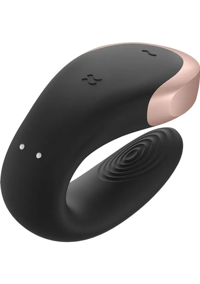 Female Sex Toys Satisfyer Satisfyer Double Love Silicone Rechargeable Dual Vibrator with Remote Control