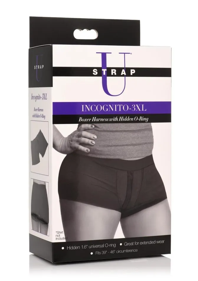 Female Sex Toys STRAP U Strap U Incognito Boxer Harness with Hidden ORing