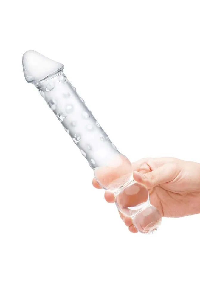 Glas Dildos Glas Double Ended Glas Dildo with Anal Beads