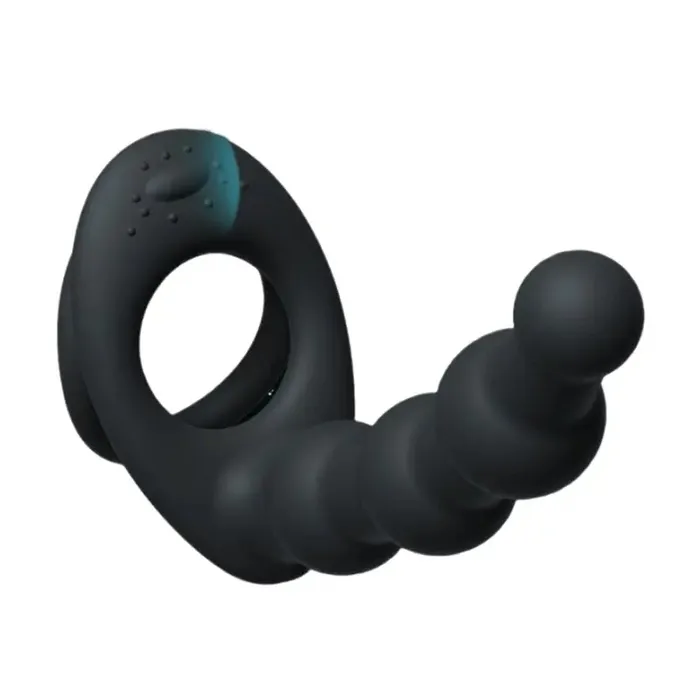 Inyarose Male Sex Toys Double Ring Pull Bead Locking Ring