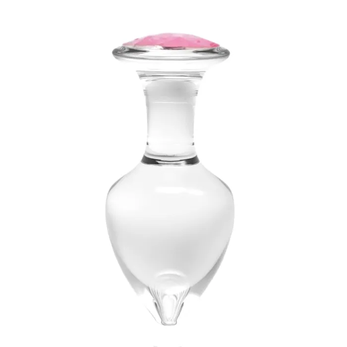 Love Plugs Anal Sparkly Crystal Rose Plug Set 4 Piece