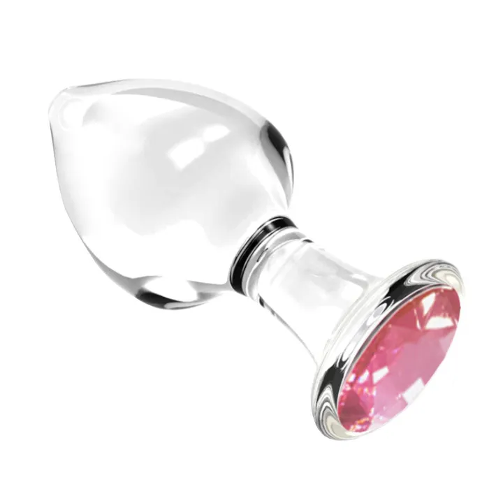 Love Plugs Anal Sparkly Crystal Rose Plug Set 4 Piece