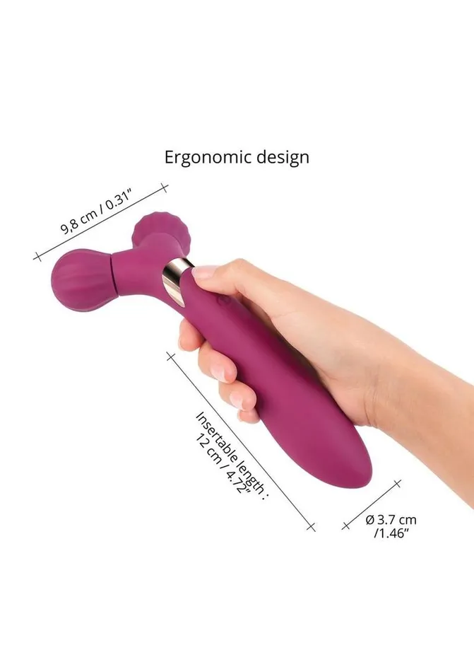 Love to Love Female Sex Toys Fireball Rechargeable Silicone Body Massager and Vibrator