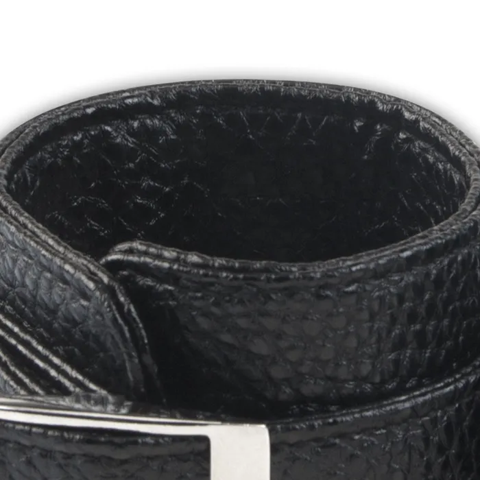 Lux Fetish Anal Lux Fetish Leatherette Cuffs With Lock Chain Black Silver