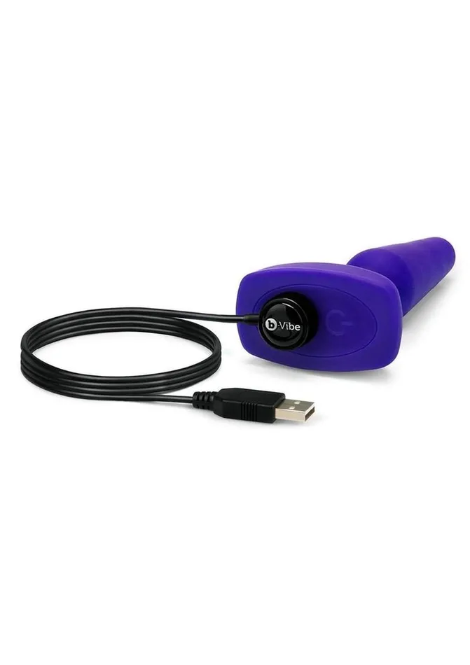 Male Sex Toys bVibe BVibe Trio Plug Rechargeable Silicone Anal Plug with Remote Control