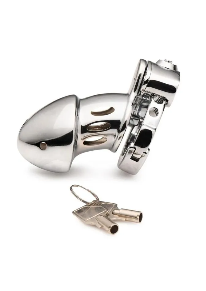 Male Sex Toys Master Series Cock Cuff SnapOn Chastity Cage Master Series