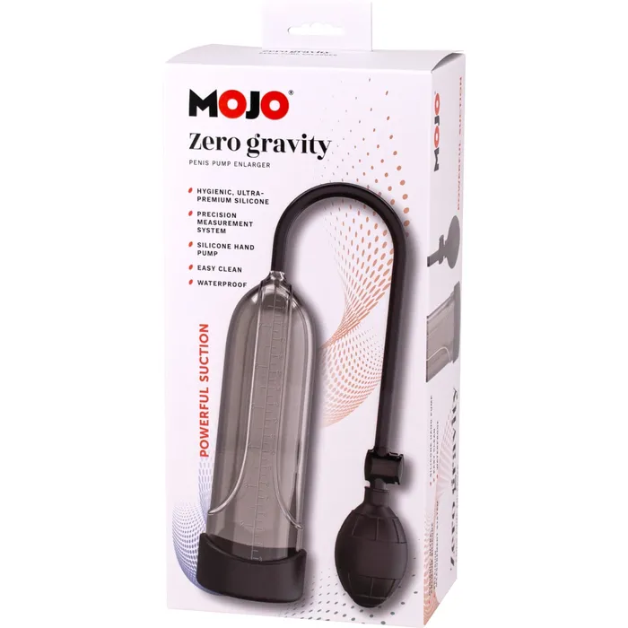 Male Sex Toys Mojo Zero Gravity Penis Pump Black Mojo