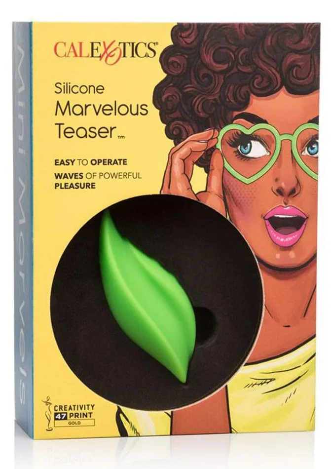 Mini Marvels Female Sex Toys Mini Marvels Marvelous Teaser Silicone Rechargeable Massager