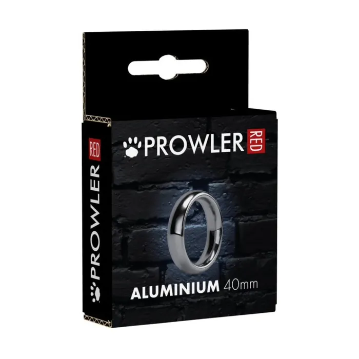 Prowler RED Male Sex Toys Prowler RED Aluminum Cock Ring 40mm Silver